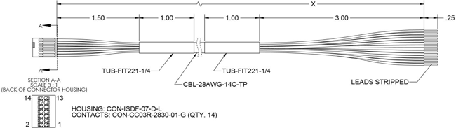 ENC-CBL-AA7061 Encoder Mating Cable