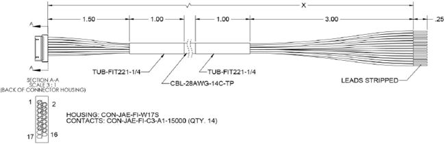 ENC-CBL-AA7062 Encoder Mating Cable