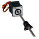 NEMA 14 stepper motor linear actuator with anti-backlash nut