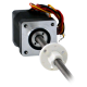 NEMA 14 stepper motor linear actuator with external linear nut