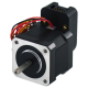 dual shaft NEMA 17 stepper motor with incremental rotary encoder