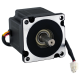 single shaft NEMA 34 stepper motor with mini fit jr connector