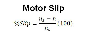 Motor Slip Formula