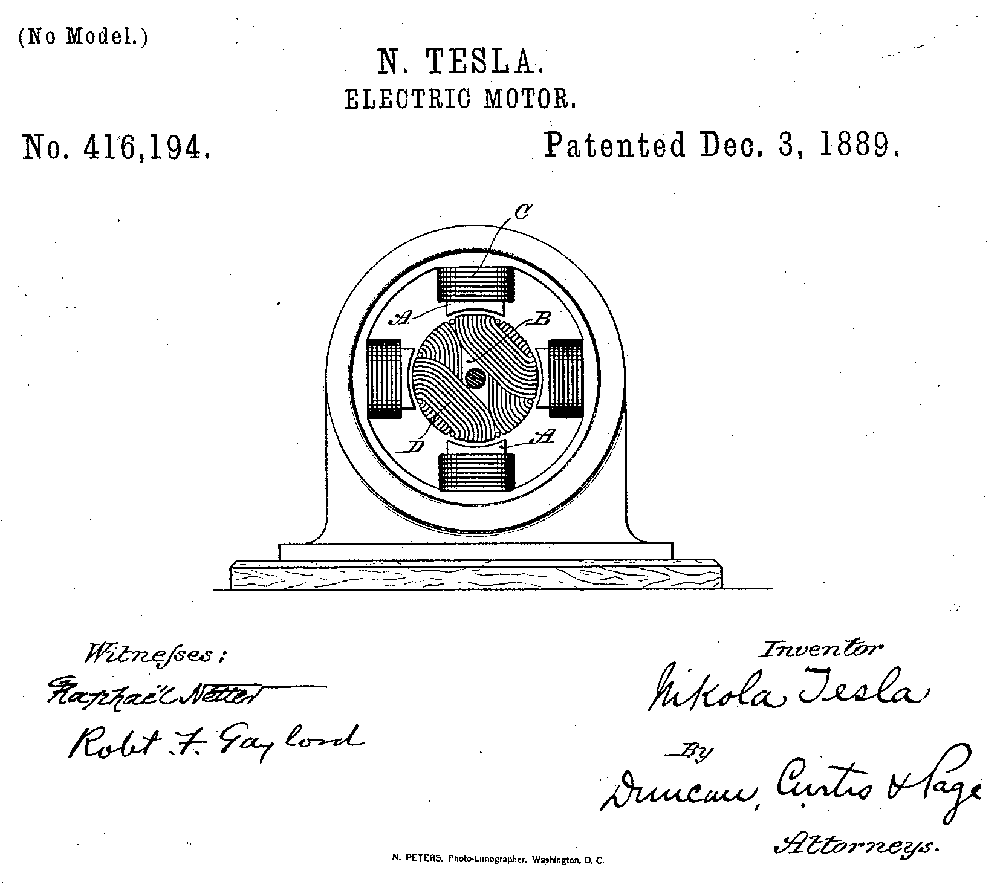 Nikola Tesla Patent