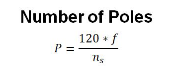 Number of Poles Formula