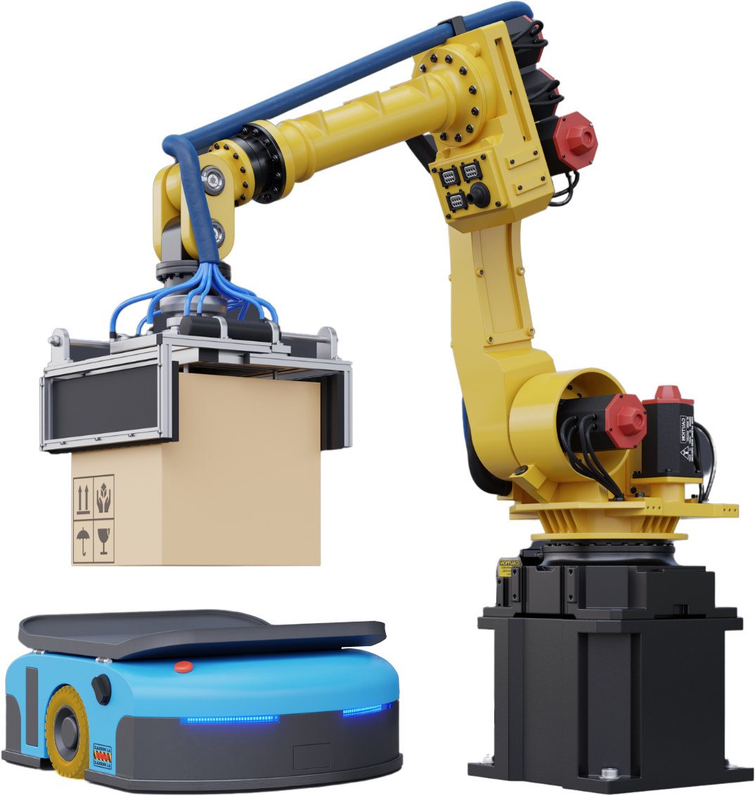 AGV and Robotic Arm