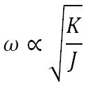 Resonant Frequency, Torque Stiffness, and Inertia